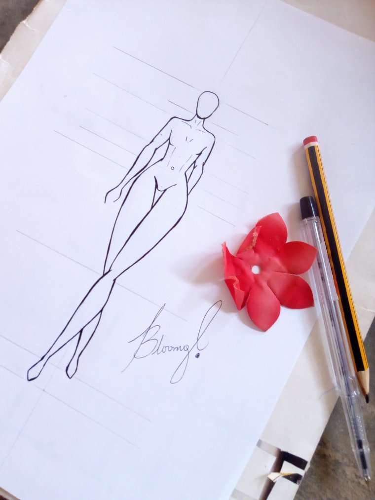 a guide to drawing female fashion templates models